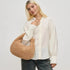 Charlene Sherpa Shearling Shoulder Bag - Urban Expressions - Tan